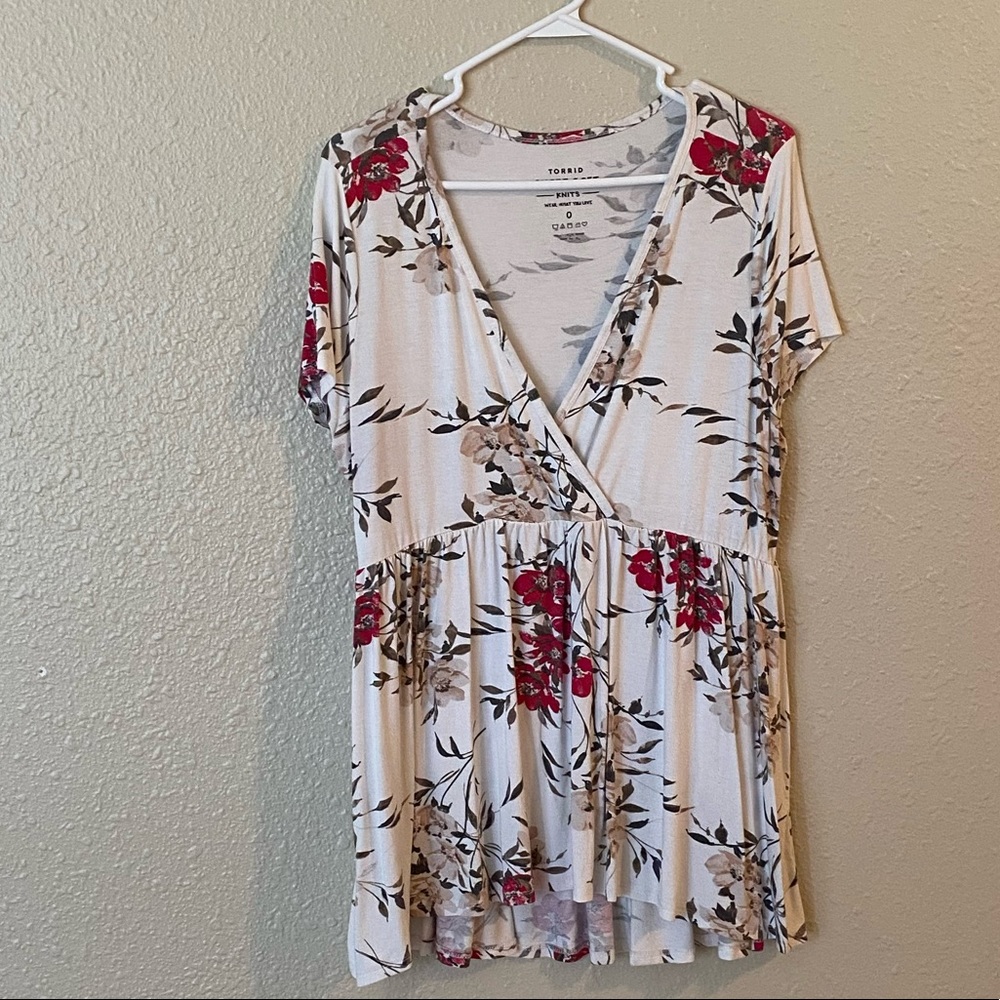 Torrid size 0 babydoll top
